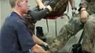 Soldier foot domination - porn video