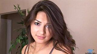 Ethnic Teen Masturbates Her Pussy - porn video