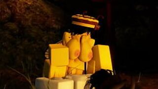 Fucking The Queen Bee in Roblox - porn video