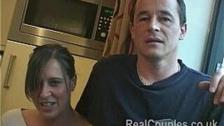 Tiffany and Jez filmed in the kitchen - porn video