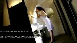 Elaine going naughty from bar to CR - porn video