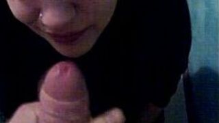 Cute brunette blowjob - porn video