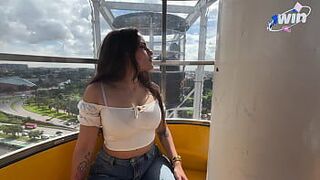 I blowjob risky an unknown in public and he cums in my mouth - porn video