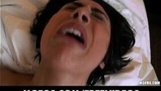 Fit young Latina shows off her booty before sex - porn video