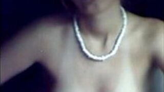 Blonde girl chatting topless - porn video