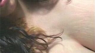 big boobs babe plays with her pussy - porn video